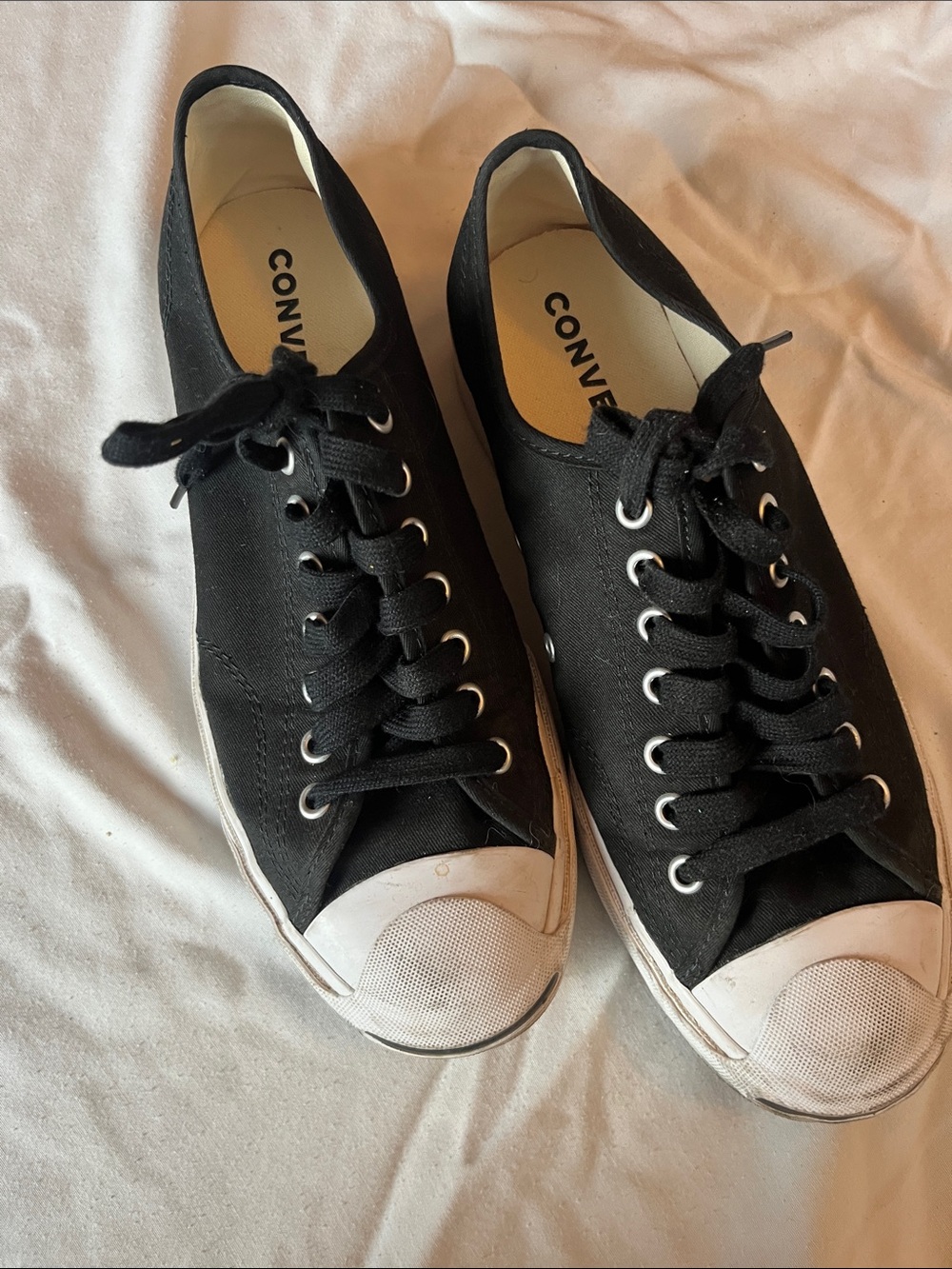 Converse Black Low Top Canvas Sneakers - Picture 2 of 2